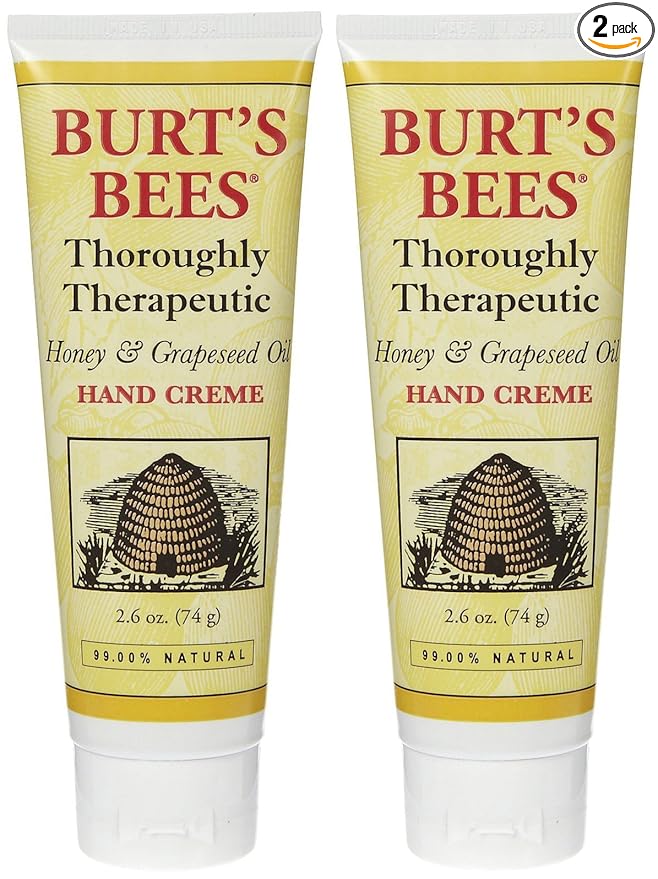Burt's Bees Thoroughly Therapeutic Honey & Grapeseed Oil Hand Creme - 2.6 oz - 2 pk