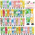 120 Pack Bulk Lotion, Teacher Appreciation Gifts, Mini Hand Cream Gift Set, Travel Size Lotion, Hand Cream for Dry Cracked Hands, Bulk Valentine's Day Gifts for Adults Women Nurse Coworkers