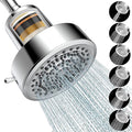 Filtered Shower head for Healthier Hair & Skin – Removes Chlorine & Heavy Metals,High Pressure 6 Mode Settings Shower Head Filter for Hard Water (Chrome)