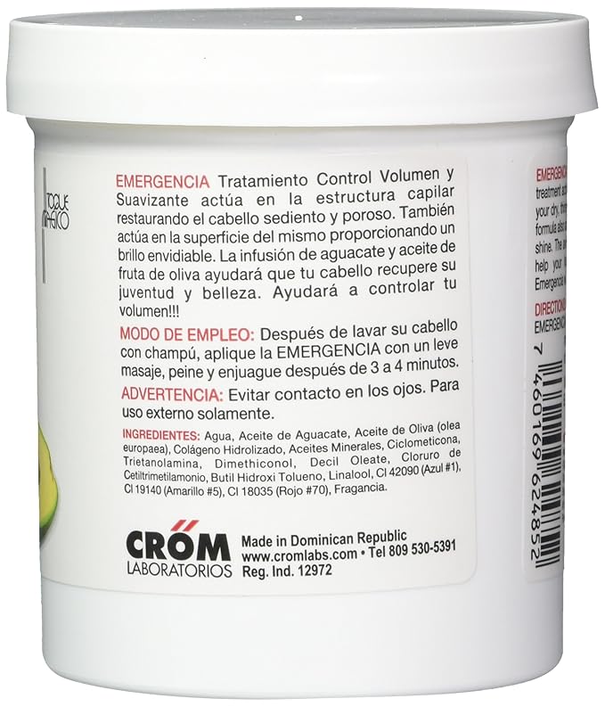 Toque Magico Emergencia Volume Control and Softening Deep Acting Mask, 16 Ounce