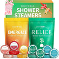 Shower Steamers Aromatherapy - 12 Pack Shower Bomes with Essential Oils, Birthday Gifts for Men Women, Mothers Day Gifts for Mom Wife Grandma from Daughter Son, Relaxation Self Care Gift for Women Her