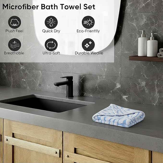 2-Pack Women's Microfiber Hair Towel Wrap: 50% Faster Drying, Ultra - Absorbent & Anti - Frizz for Long and Curly Hair! 16 * 26 Inches Oversized, Lightweight for Travel, Gym, Spa & Home Use