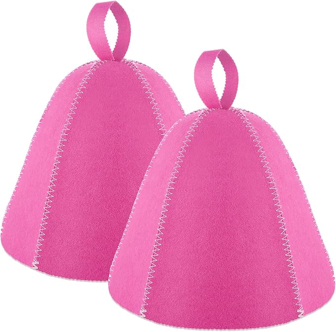 JaGely Sauna Hat for Men Women Sauna Hat Vaporarium Cap Russian Banya Cap for Bath House Accessories