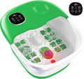 Medical king Foot Spa with Heat and Massage and Jets Includes A Remote Control Pumice Stone Collapsible Foot Spa Massager with Heat and Bubbles and Vibration