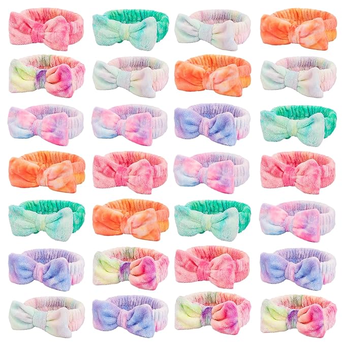 WSYUB Spa Headband Bulk, Headband for Washing Face,28pcs