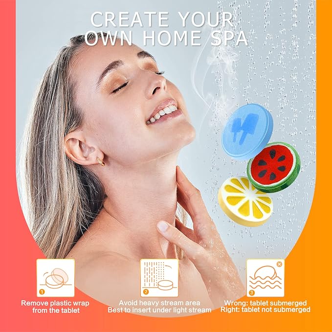 Aofmee Shower Steamers Aromatherapy - 8 Pack Shower Bombs Gift Set, Shower Tablets with Essential Oils for Relaxation, Valentines Day Gifts Self Care Gifts Spa Gifts Birthday Gifts for Women and Men