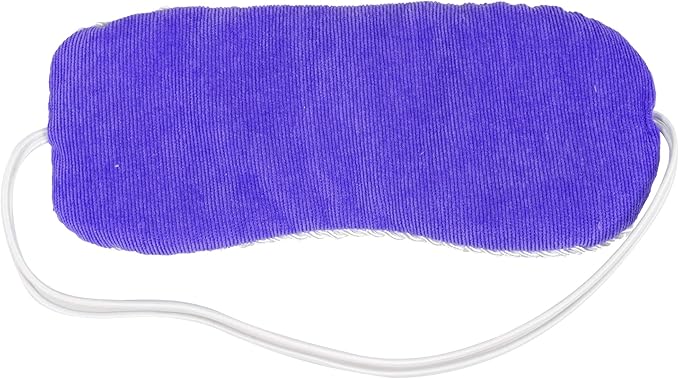 Bed Buddy Aromatherapy Eye Mask with Warm and Cold Therapy for Stress Relief - Microwave-Safe Eye Pillow & Sleep Mask, Purple, Lavender Scented