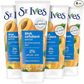 St. Ives Acne Control Apricot Face Scrub, Deep Exfoliator Skin Care, Prevents Acne for Radiant Skin, Salicylic Acid Acne Treatment Facial Scrub, Made with 100% Natural Exfoliants, 6 oz, 4 Pack