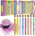 Bath Salts, Bath Salts for Women Relaxing, Mothers Day Birthday Gift, with Dead Sea Salt, Essential Oils, Minerals and Dried Flower, Spa Bath & Foot Soak, Individual Tubes, Travel Size, 8 Scents, 8 oz