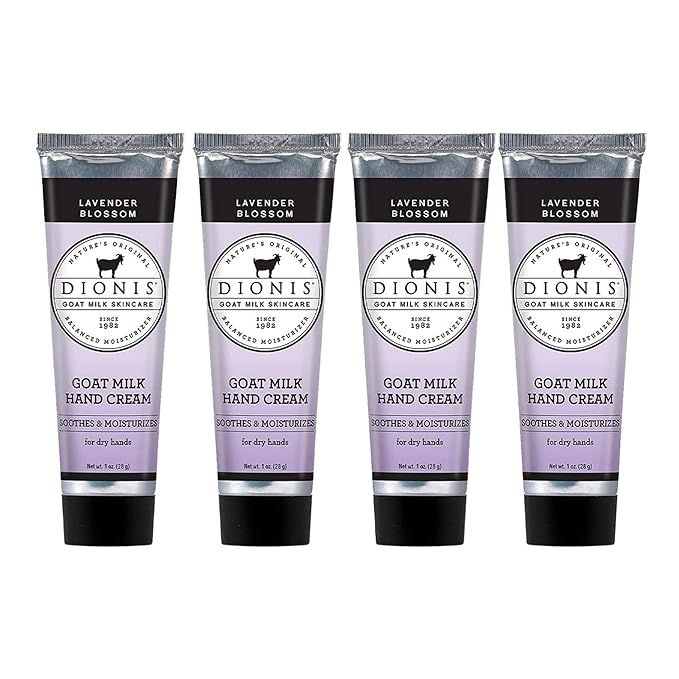 Dionis Goat Milk Hand Cream Lavender Blossom 1 oz (Pack of 4)