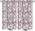 Ridhi Block Print Oak Brown Cotton Spa/Beach Towel 27"x54" Set of 2 Handmade Beach Towel, Quick Dry Turkish Style Bath, Soft Absorbent Luxury Towel for Home, Gym & Spa, Hair Drying