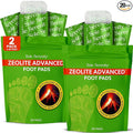 Sole Serenity Foot Pads - Zeolite Mineral, Ginger Root, Wormwood, Bamboo Vinegar, Foot Spa for Achy Feet (2 Pack)