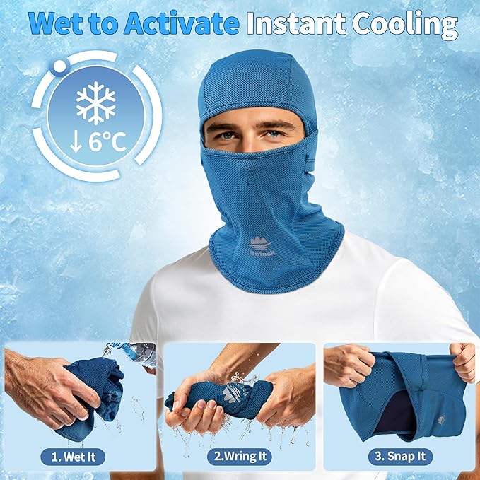 Balaclava Face Mask Sun UV Protection Breathable Full Head Mask for Men Women Skiing Cycling