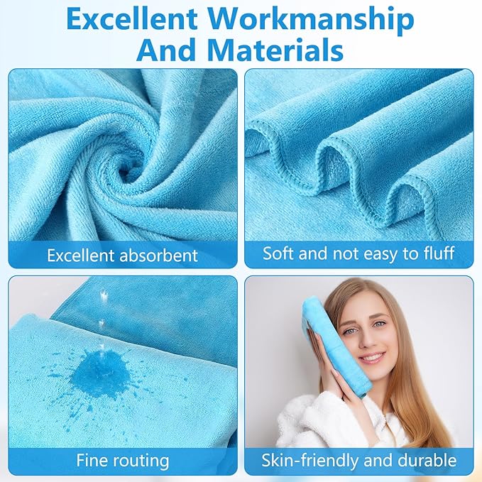 SmoothNovelty 16 Pack Microfiber Bath Towels Bulk 27'' x 60'' Oversized Beach Towel Highly Absorbent Extra Large Soft Drying for Shower Pool Salon Sauna Bathroom Gym Party (Simple,Multicolor)