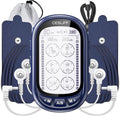 CESLIFF Dual Channel TENS EMS Unit Large Screen 24 Modes 36 Levels Intensity Muscle Stimulator, Rechargeable Electric Pulse Massager TENS Machine for Lower Back Neck Shoulder Pain Relief with 10 Pads