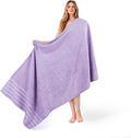 American Soft Linen 35x70 Jumbo Large Bath Towel, 600 GSM 100% Cotton Turkish Bath Sheet, Oversized Luxury Bath Towel for Bathroom Beach and Pool, Lilac
