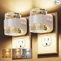 L LOHAS LED Night Light, 3CCT Bubble Night Lights Plug into Wall,2 Pack 3000K/4000k/5000K Adjustable Night Light,Dimmable Nightlights with Dusk to Dawn Sensor for Rooms Bathroom Hallway