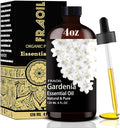 Gardenia Essential Oil, Gardenia Oil 4 Fl Oz 120ML for Diffuser Humidifier Yoga Cleaning DIY Candle Soap Making Perfume Gift for Women Essential Oils FRAOIL (Gardenia 4 Fl Oz (Pack of 1))