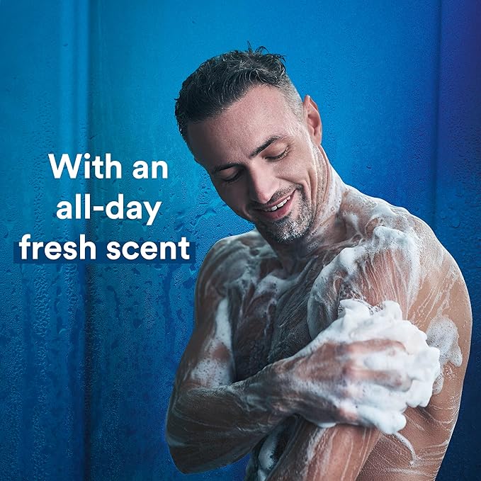 Suave Men Moisturizing Body & Face Wash, With Cedarwood and Mandarin Scent, No Parabens, No Phtahaltes, 18 Oz (Pack of 12)