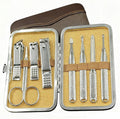 Manicure Set for Men and Women Professional Nail Clippers Kit with Travel Case Stainless Steel Pedicure Grooming Tools Accessories Nail Care Tools with Leather Case,Mothers Day