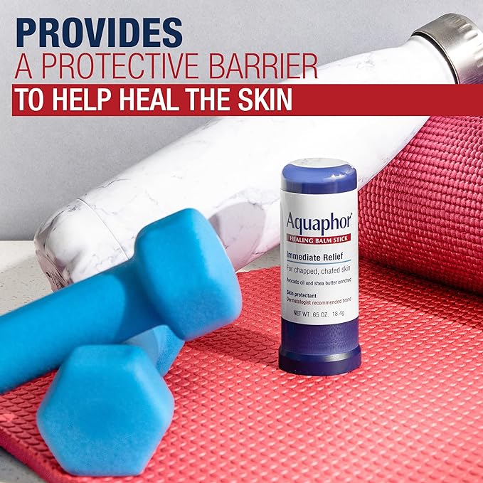 Aquaphor Healing Balm Stick, Skin Protectant with Avocado Oil and Shea Butter, Mothers Day Gifts, 0.65 Oz Stick
