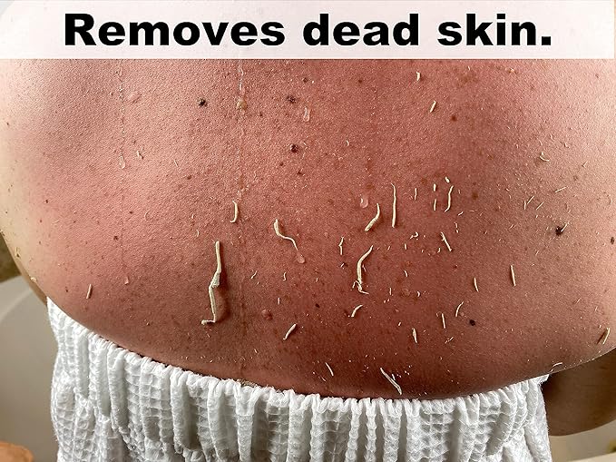 WATCH ME GLOW Silk Exfoliating Glove 100% Turkish Silk DEEP EXFOLIATING Body Scrubber Dead Skin Removal Body Exfoliator SMOOTHS SKIN and Keratosis Pilaris Exfoliating Mitt