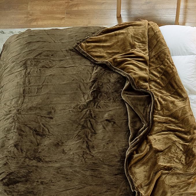 JET'S HOME Heated Blanket Queen 84"x90" - ETL&FCC Certified Flannel Electric Blanket Machine Washable Heating Blanket with 4 Heating Levels 10 Hours Auto-Off Overheating Protection (Pinecone)