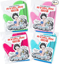 Exfoliating Glove Korean Skin Care Body wash loofah face Lip Body Scrub Dry Brushing Body Brush Foot Back Scrubber scrubbing Bathing Sponge Black Head Remover Gloves (4colors, 4pack)