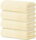 Avalon Towels Bath Towels Set of 4, Size 30 x 60 Inches, Highly Soft and Absorbent, Quick Drying, Lightweight, Perfect for Daily Use