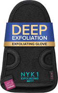 DEEP Exfoliation Body Exfoliating Glove for Dead Skin Removal (1 Glove) NYK1 Exfolimitt Exfoliating Mitt for Smooth, Healthy & Glowing Skin - Washable, Quick-Drying & Gentle On Skin