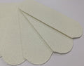 80 GRIT Stainless Steel Pedicure File Refill Pads, 60 Count (80 GRIT White)