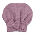 VOCOSTE Diamond Shape Hair Drying Towel Dry Cap, Quick Drying, Lightweight Strong Absorbent, for After Bath Drying Hair, Purple