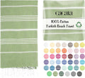 Cacala Lightweight and Thin Turkish Beach Towel 100% Cotton Sand-Free and Quick-Drying Goodness Perfect as an Extra Large Travel Towel, Beach Accessory, or Gift for Beach Lovers, 37 x 70