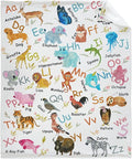 Animal Fruit Flannel Fleece Blanket Throw Couch Microfiber Soft Cozy Lightweight Luxury Bed Blanket 60"x50"for Teen