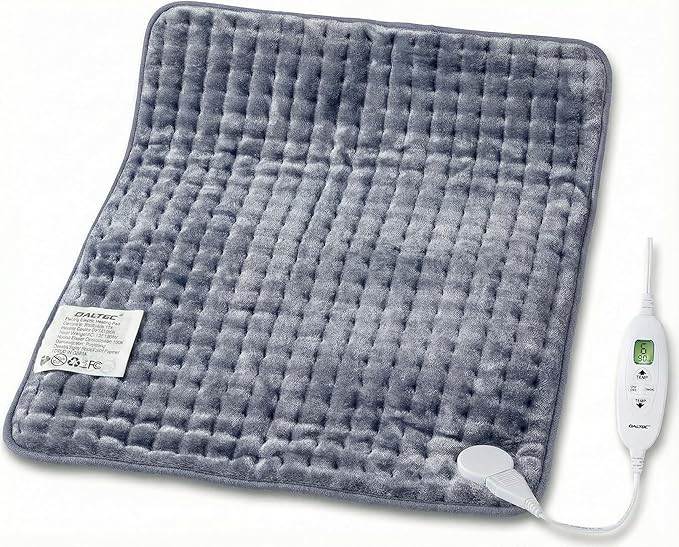 Electric Heating Pad, 2025 Upgraded Dual Mode Controller (Manual and auto Off Mode),Multiple Safety protections, Comfortable Soft, Machine Washable