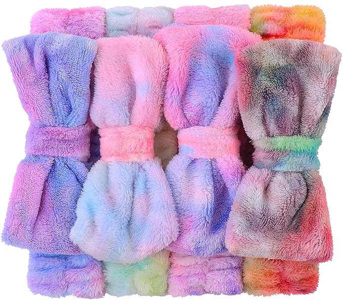 WSYUB Makeup&Skincare Headband, Spa Headband, Headbands for Washing Face, Stuffers for Teens Women, Bow Headbands for Girls Gifts, Easter Basket Stuffers