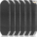 Flutesan 120 Pcs Stainless Steel Foot File Replacement Pads 180 Grit Pedicure Refill Pads Coarse Fine Pedicure File Refills Foot Rasp with Removable Glue for Callus Dead Skin, Black
