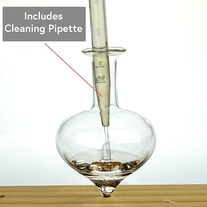 ArOmis Premium Glass Essential Oils Nebulizer - Waterless Diffuser for Aromatherapy - Handmade Oil Diffuser, Wooden Base, No Plastic, No Heat, No Battery, No LEDs - Solum Nox Merus