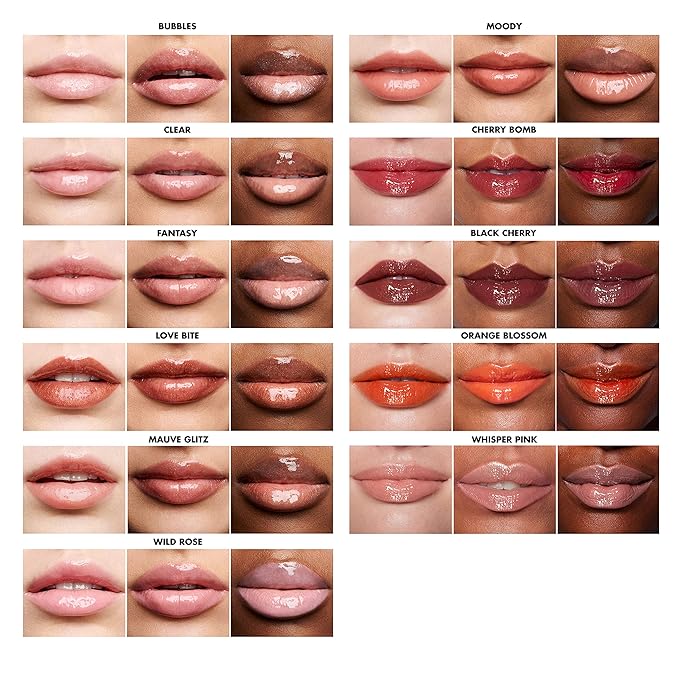 e.l.f. Lip Lacquer, Hydrating Lip Gloss, Non-Sticky Ultra-Shine with Vitamin A & E, Vegan & Cruelty-Free, Moody