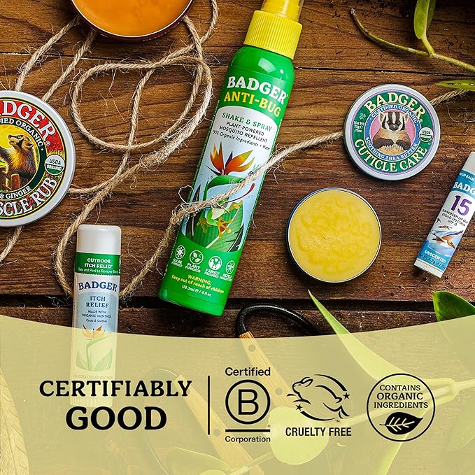 Badger Cuticle Cream, Deep Hydration for Dry, Cracked Cuticles & Hangnails, 100% Organic Cuticle Balm with Rich Shea Butter for Strong, Healthy Nails, Non-Greasy Cuticle Oil, .75oz Tin, 2-Pack