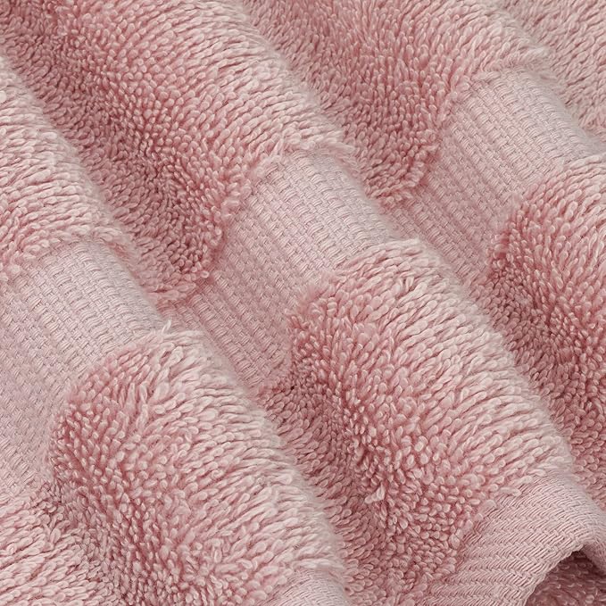 Chakir Turkish Linens | Hotel & Spa Quality 100% Cotton Premium Turkish Towels | Soft & Absorbent (8-Piece Towel Sets, Pink)