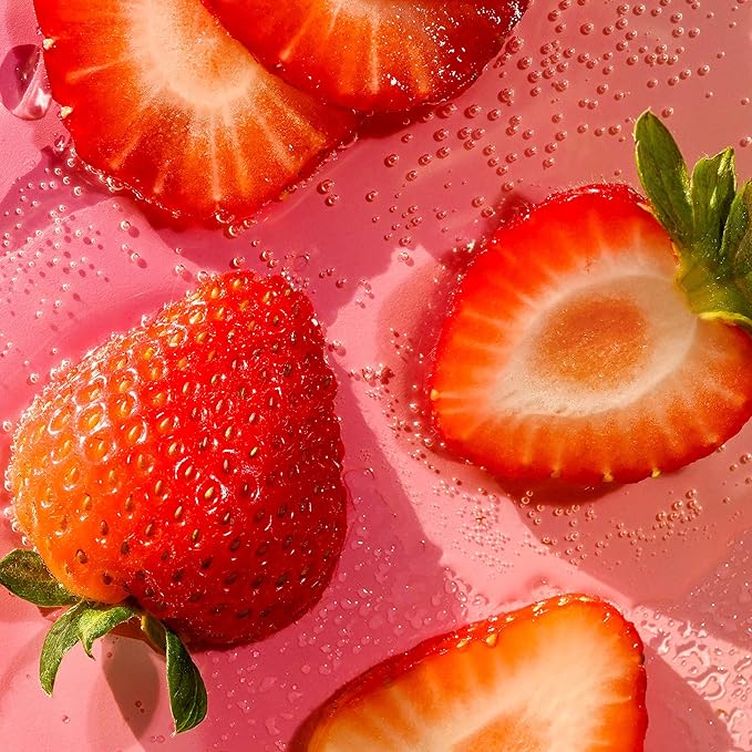 eos 100% Natural & Organic Lip Balm Sticks - Strawberry Sorbet, All-Day Moisture for Sensitive Skin, Dermatologist Recommended, 0.14 oz, 2-Pack