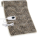 Deepsoon Heating Pad,Electric Heating Pads for Back,Neck,Moist Heating Pad for Abdomen Shoulder Knee Legs,Dry/Moist Heat&Auto Shut Off,Mother's Day Birthday for Men and Women,Leopard Print,33x17 Inch
