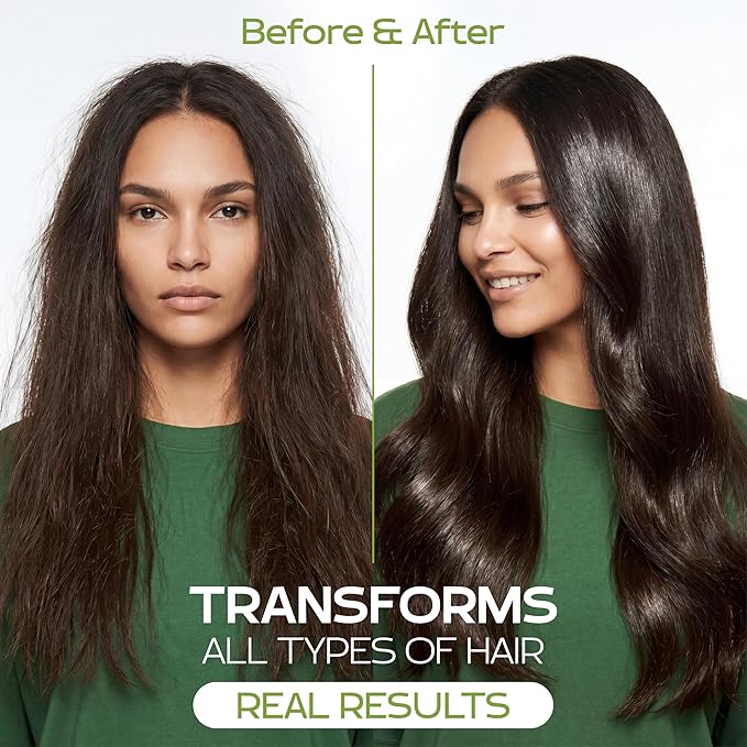 Keratin Hair Mask for Dry, Damaged or Long Hair - Deep Conditioner Masque with Protein, Coconut, Jojoba & Avocado Oil – Collagen Treatment for Hair Growth & Hydration, Split Ends Repair, Color-Safe
