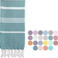 Beach Towel 100% Cotton Turkish Beach Towel Adult 38x70 Inch Pre-washed Absorbent Extra Large|Sand Free Quick Dry BathTowels|Lightweight Blanket|Travel Cruise Camping Spa Gym Yoga Towel|Ocean Depths
