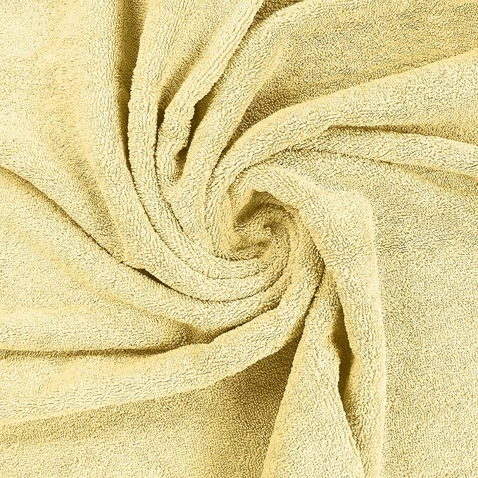 MyPillow MyTowels 6 Piece Set - 100% Cotton Soft Absorbent Towels for Bathroom, 2 Bath Towels, 2 Hand Towels, 2 Washcloths [ 6-Piece Set, Amber]