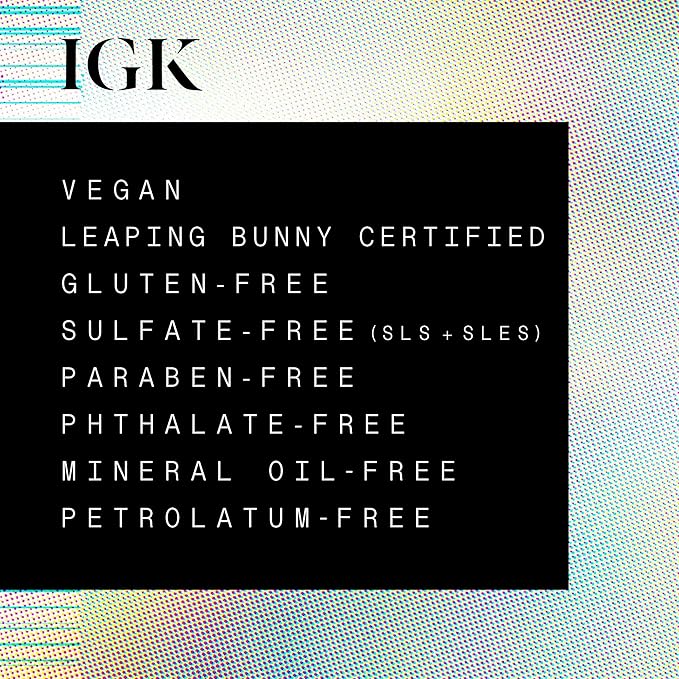 IGK Antisocial Midnight Silk Bond-Building Dry Hair Mask – No-Rinse Leave-In Treatment with Vegan Silk Protein – Limited Edition Design, 5 oz