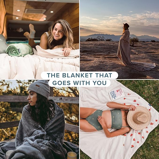Bare Home Fleece Blanket - Throw Extra Long - Ultra-Soft Lightweight for Bed, Sofa, and Couch - Luxury Microplush - Cozy Warm Blanket (Throw XL, Light Blue)
