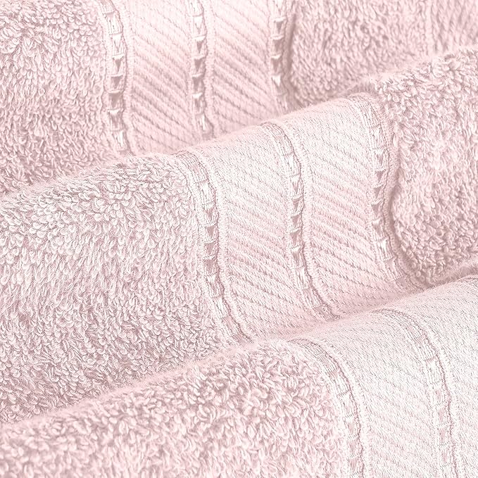 Modern Threads 4-Pack SpunLoft Bath Sheet Blush 35x66