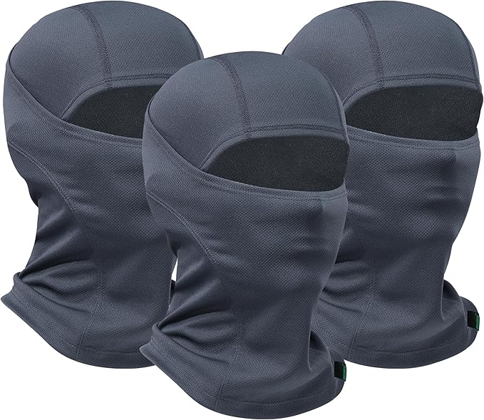 Balaclava Ski Mask 3 Pieces Full Face Cover for Men and Women Breathable Full Face Mask for Skiing Outdoor Sports